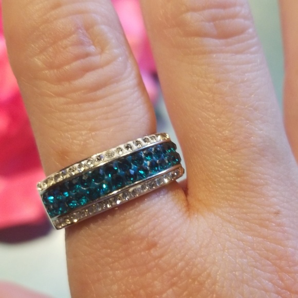 Sterling overlay ring - Picture 2 of 3